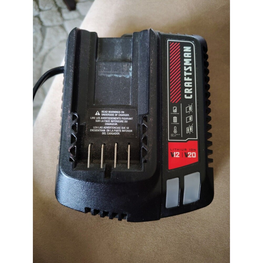 Craftsman V12 V20 Lithium Ion Battery Charger CMCB100 Tested Works